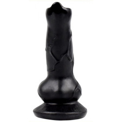Animalorny Gode Dog Cock 12 x 4cm Noir